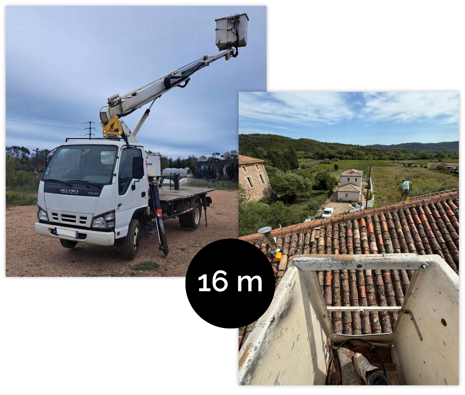 Location de nacelle à Bessan par Nab's Multiservices